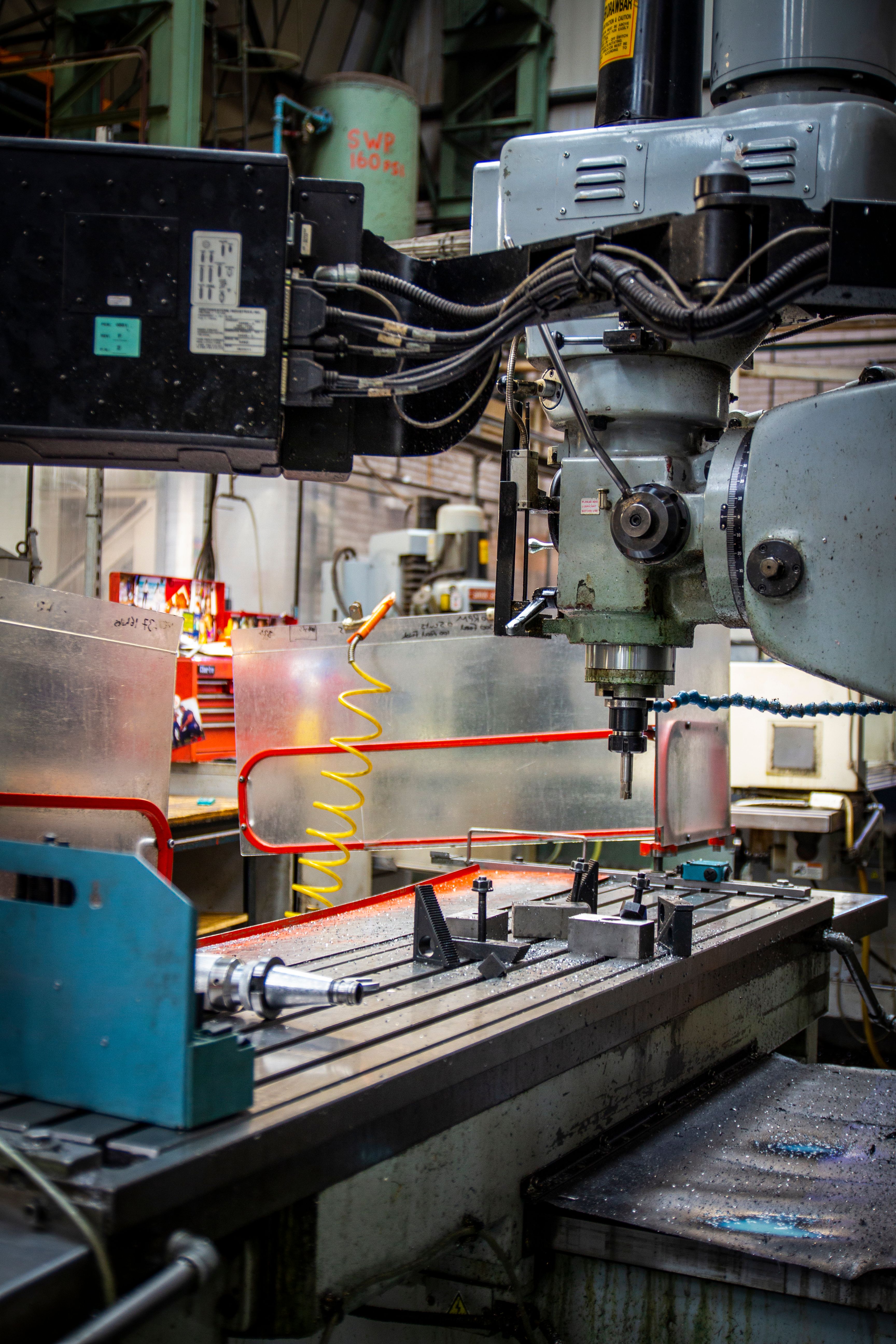 Industrial CNC machining equipment