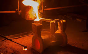 Molten metal pouring for casting process review