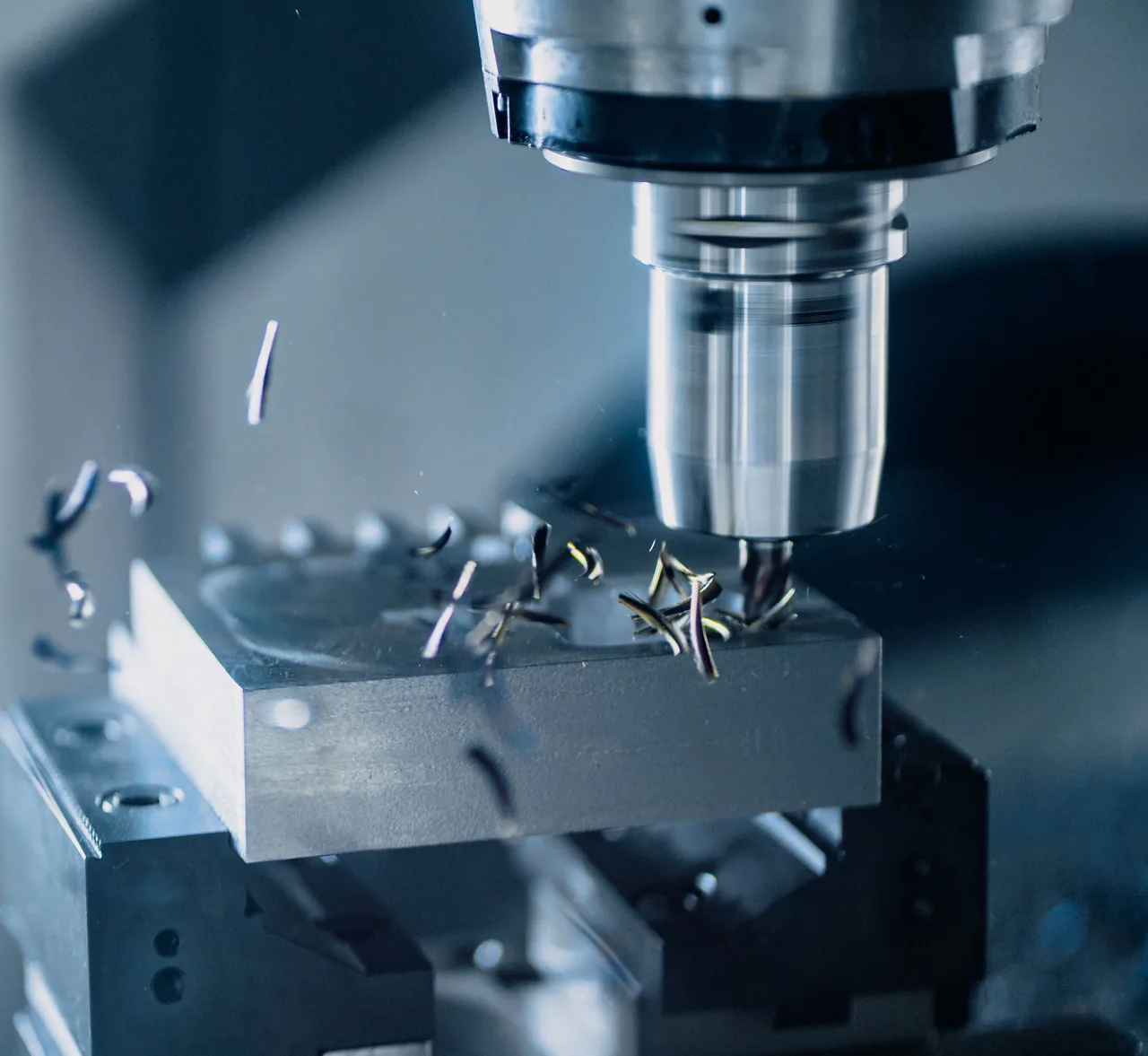 CNC machining a custom metal component