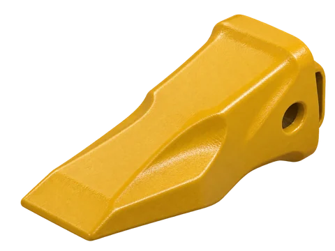 AI illustration of a yellow-painted large general-purpose bucket tooth