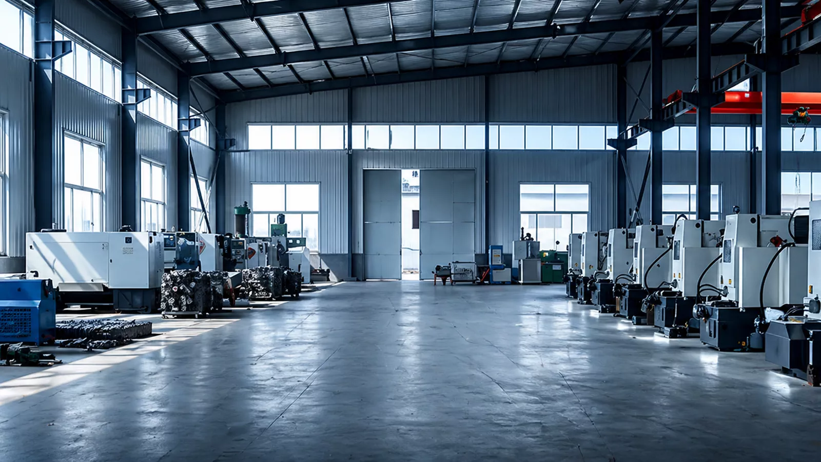 Industrial factory workshop for custom castings and machined metal parts