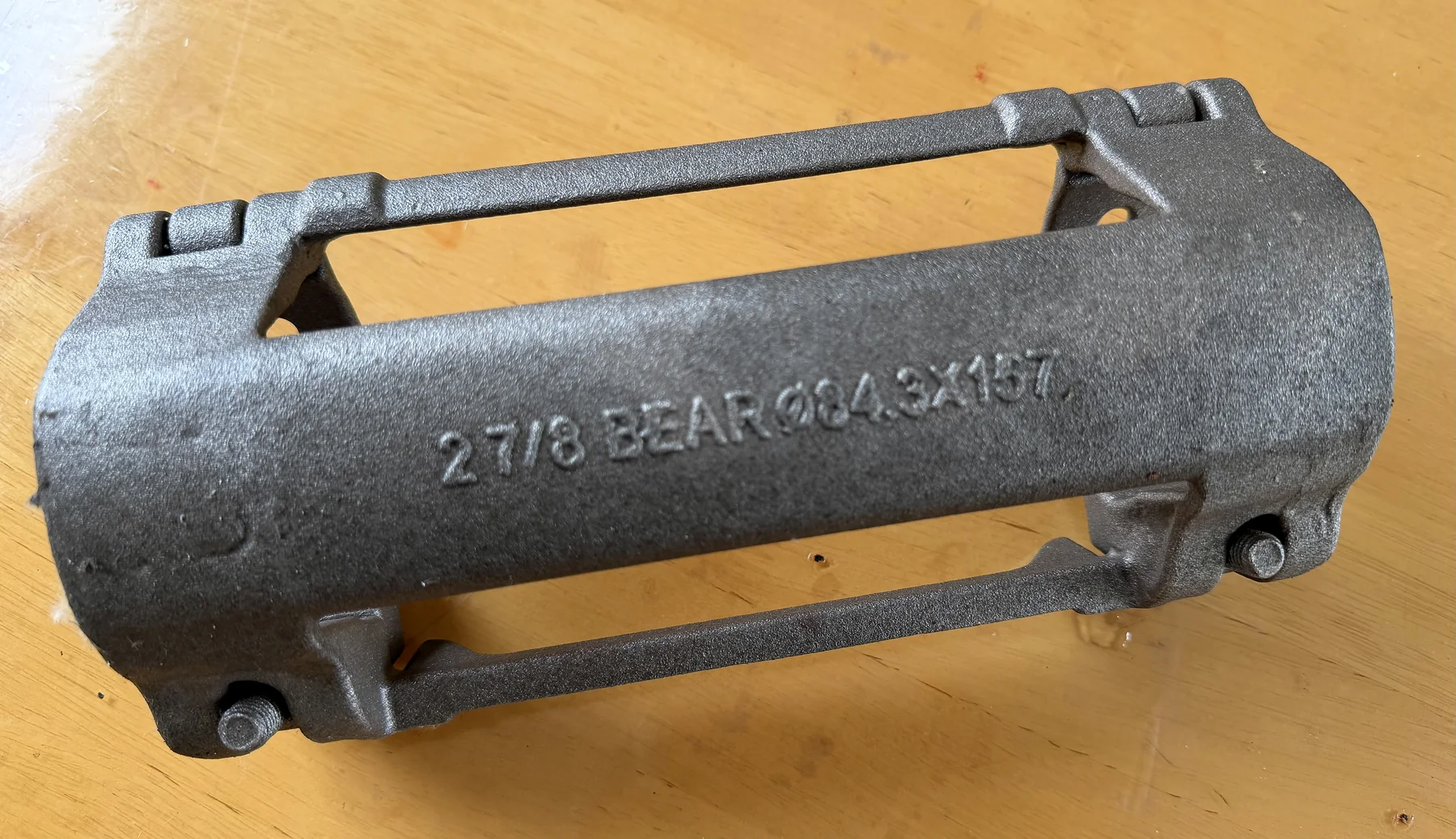 油田 cable protector casting sample with raised marking