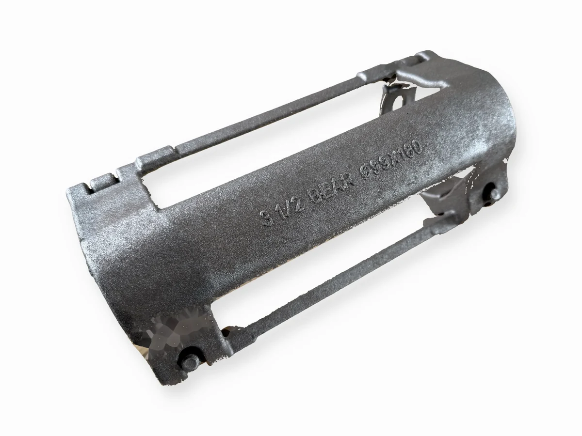 Oilfield cable protector and pump valve part examples