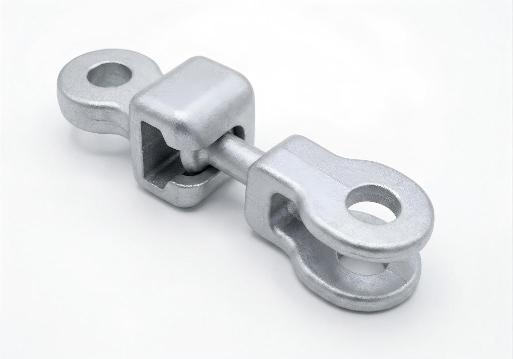 Galvanized power line clevis link fitting for utility hardware RFQ review