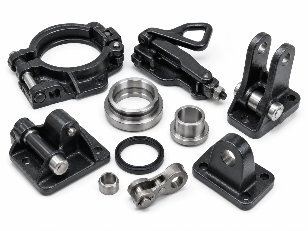 Vacuum truck and tank hardware metal component sample
