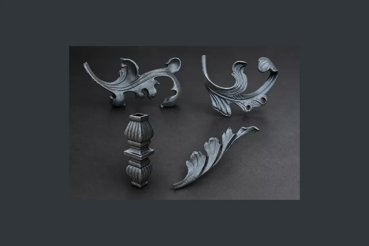Custom cast metal part samples