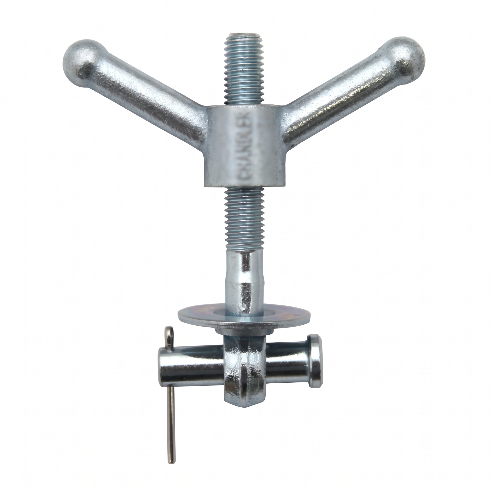 Galvanized tank hardware screw clamp assembly