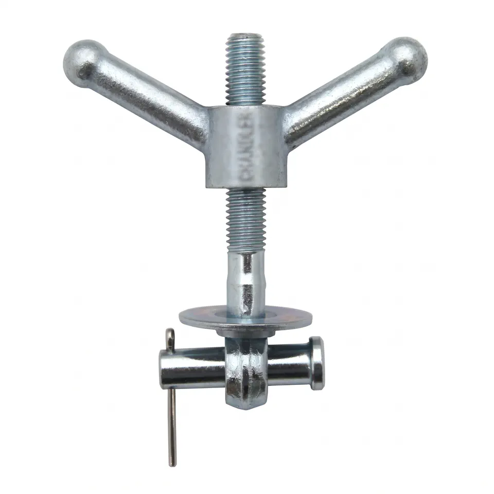 Galvanized tank hardware screw clamp assembly